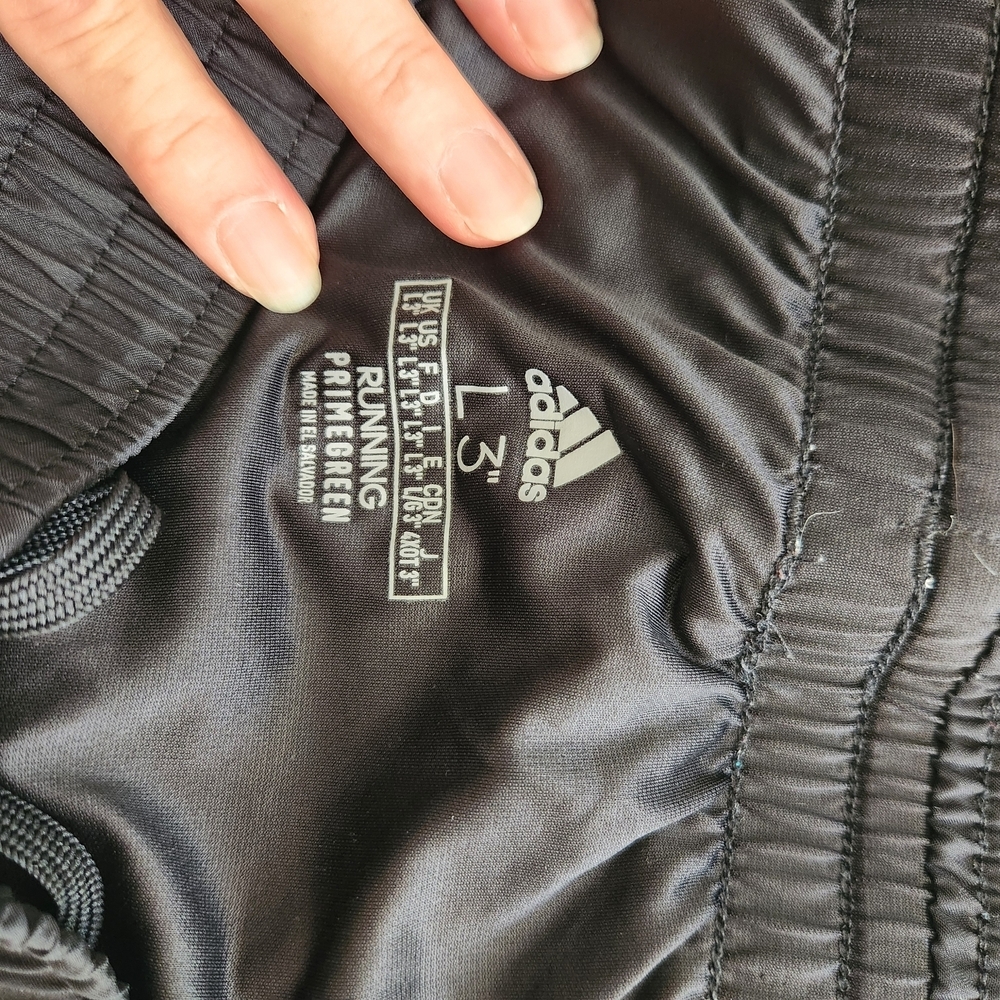 adidas Women's Black Running Primegreen Performance Shorts - Picture 4 of 5